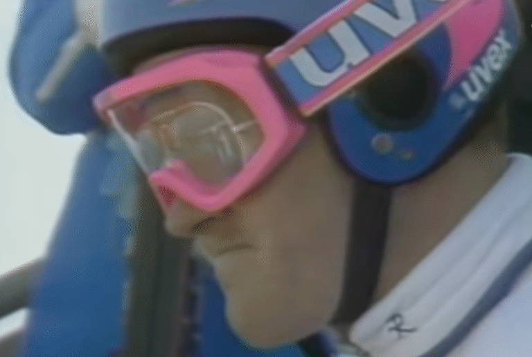 Symboliczny powrót legendy. 62-letni Eddie Edwards na małej skoczni w Kanderstegu
